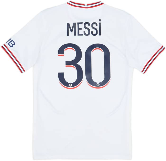 2021-22 Paris Saint-Germain Fourth Shirt Messi #30 - 6/10 - (S)