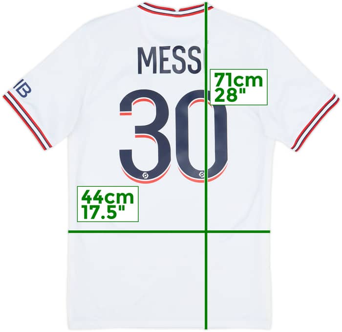 2021-22 Paris Saint-Germain Fourth Shirt Messi #30 - 6/10 - (S)