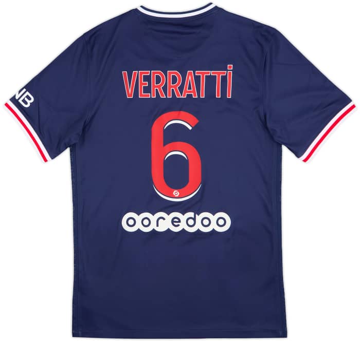 2020-21 Paris Saint-Germain Home Shirt Verratti #6 (S)