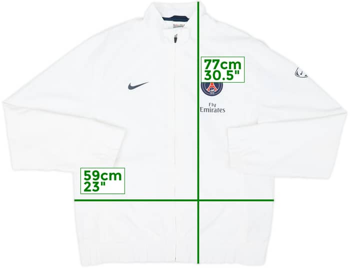 2009-10 Paris Saint-Germain Nike Track Jacket - 9/10 - (XL)
