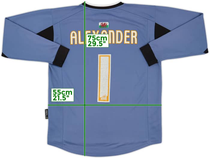 2005-06 Cardiff GK Shirt Alexander #1 - 4/10 - (L)