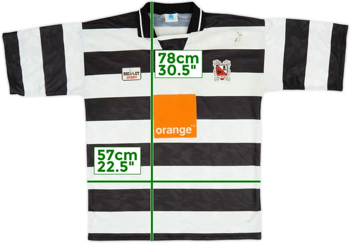 1996-97 Darlington Home Shirt - 7/10 - (XL)