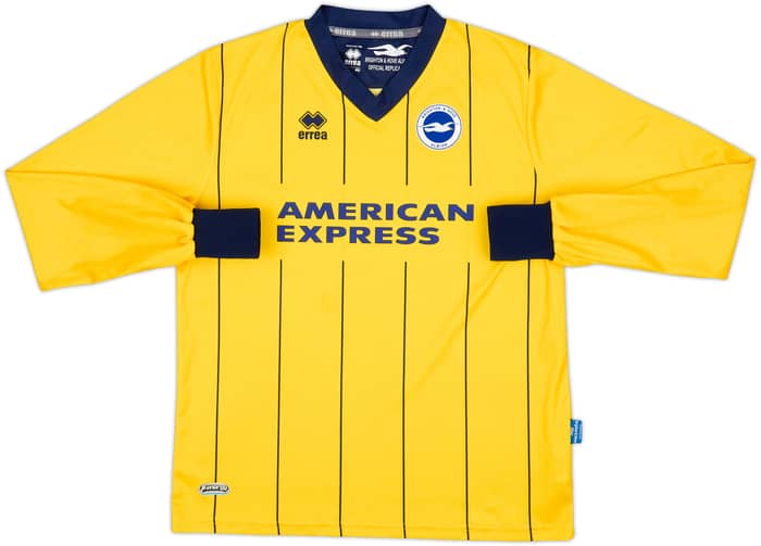 2013-14 Brighton Away L/S Shirt - 8/10 - (XL.Boys)
