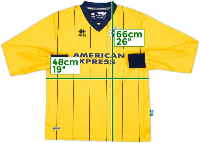 2013-14 Brighton Away L/S Shirt - 8/10 - (XL.Boys)