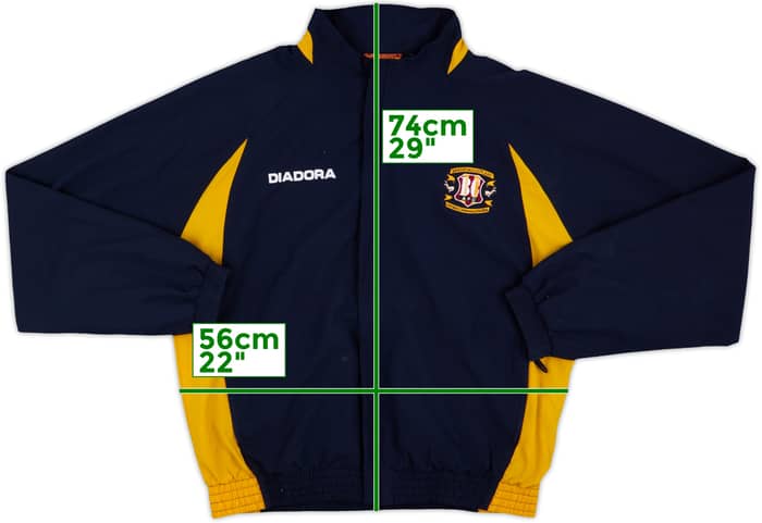 2003-04 Bradford City Diadora Track Jacket - 8/10 - (XL)