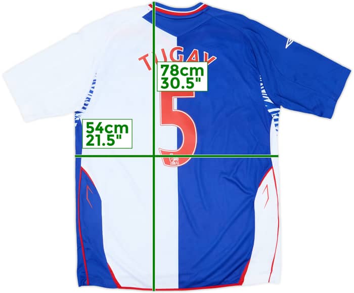 2007-08 Blackburn Home Shirt Tugay #5 - 6/10 - (L)