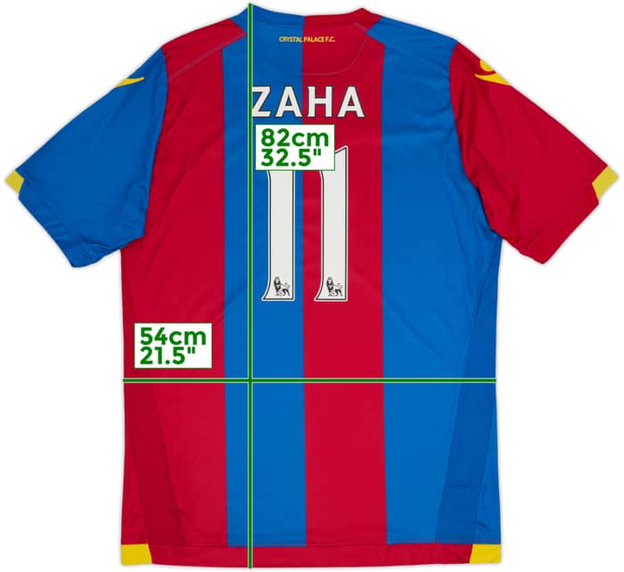 2015-16 Crystal Palace Home Shirt Zaha #11 - 9/10 - (XXL)