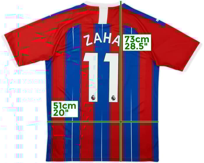 2019-20 Crystal Palace Home Shirt Zaha #11 - 6/10 - (L)
