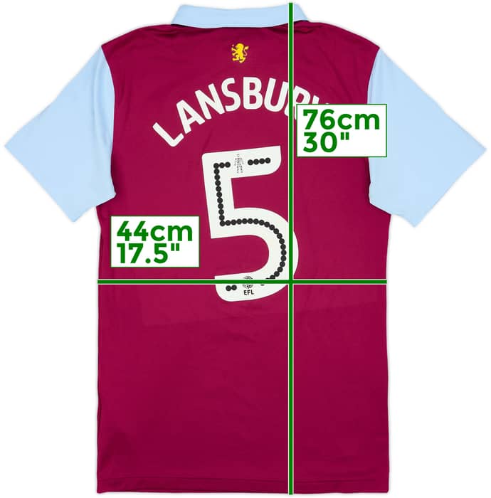 2016-17 Aston Villa Home Shirt Lansbury #5 - 6/10 - (M)