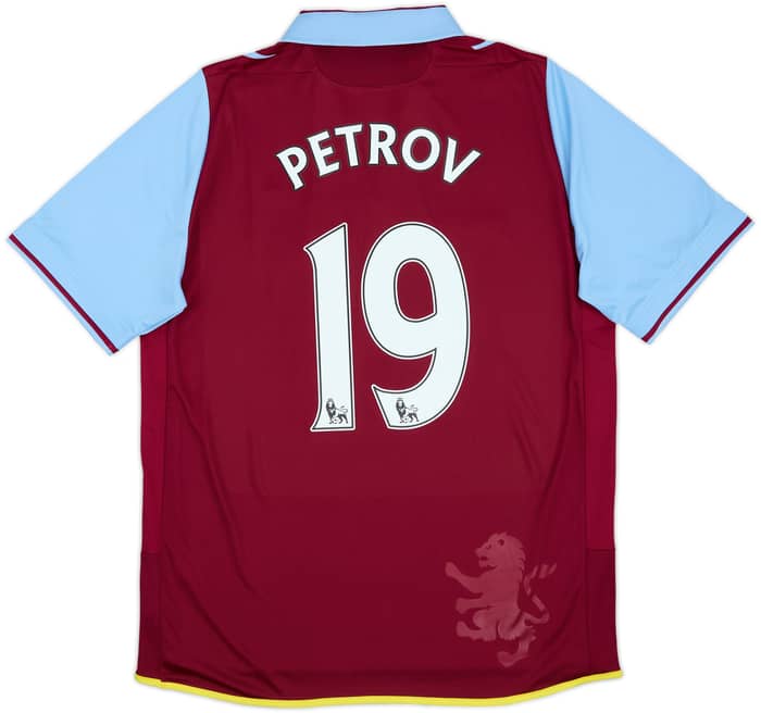 2012-13 Aston Villa Home Shirt Petrov #19 - 6/10 - (S)