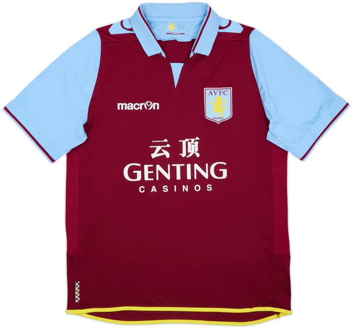 2012-13 Aston Villa Home Shirt Petrov #19 - 6/10 - (S)