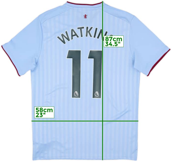 2022-23 Aston Villa Away Shirt Watkins #11 - 10/10 - (M)