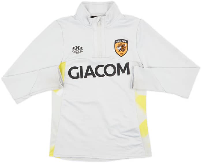 2020-21 Hull City Umbro 1/4 Zip Drill Top - 8/10 - (S.Boys)
