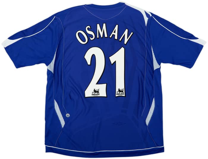 2006-07 Everton Home Shirt Osman #21 - 7/10 - (XL)