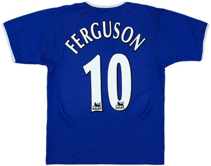 2003-04 Everton Home Shirt Ferguson #10 - 9/10 - (XL.Boys)