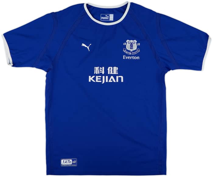 2003-04 Everton Home Shirt Ferguson #10 - 9/10 - (XL.Boys)