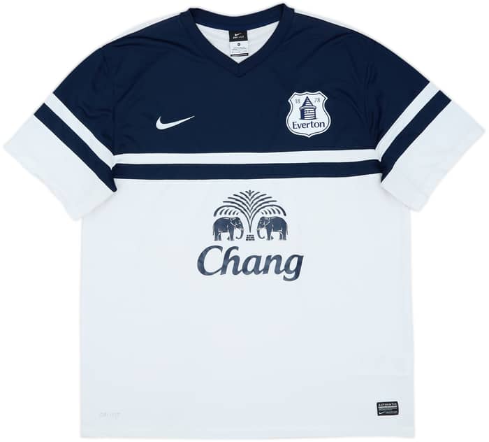 2013-14 Everton Third Shirt Baines #3 - 8/10 - (XL)