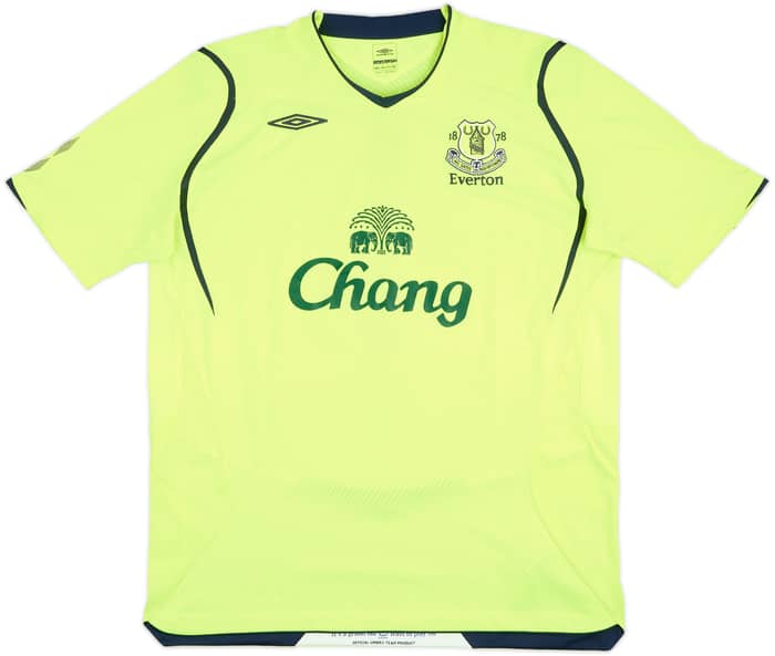 2008-09 Everton Third Shirt Baines #3 - 8/10 - (XL)