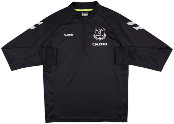 2021-22 Everton Hummel 1/4 Zip Drill Top - 10/10 - (M)