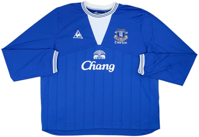 2009-10 Everton Home L/S Shirt Donovan #9 - 8/10 - (3XL)