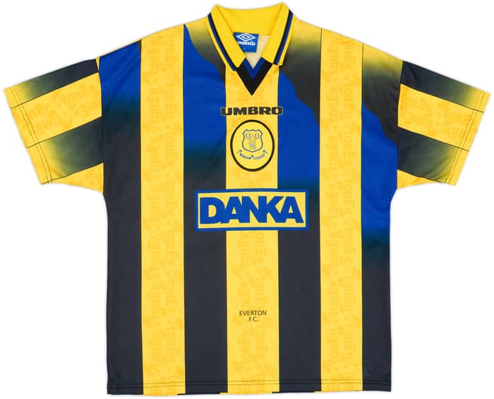 1996-98 Everton Away Shirt Ferguson #9 - 10/10 - (L)