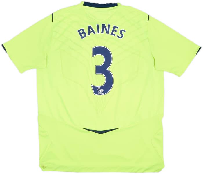2008-09 Everton Third Shirt Baines #3 - 7/10 - (XL)