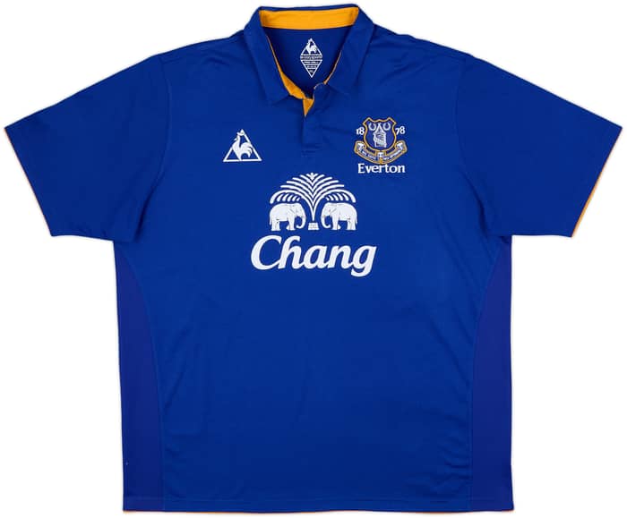 2011-12 Everton Home Shirt Baines #3 - 10/10 - (XL)