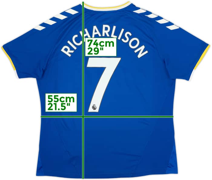 2021-22 Everton Home Shirt Richarlison #7 - 7/10 - (XL)