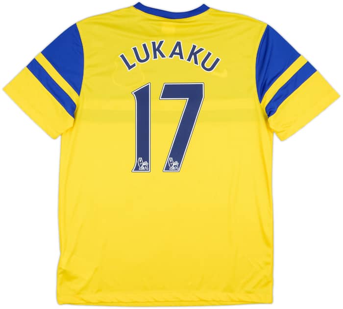 2013-14 Everton Away Shirt Lukaku #17 (L)