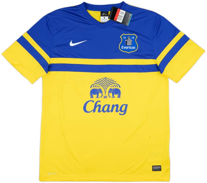 2013-14 Everton Away Shirt Lukaku #17 (L)