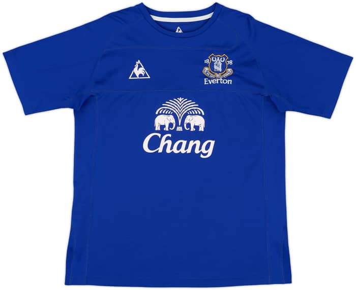 2010-11 Everton Home Shirt Baines #3 - 8/10 - (L)