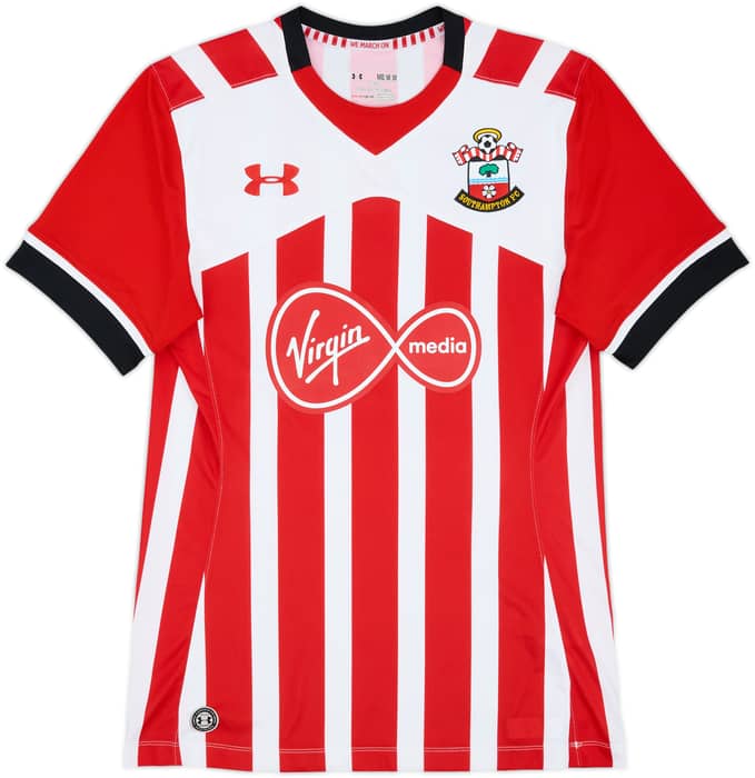 2016-17 Southampton Home Shirt Virgil #17 - 8/10 - (M)
