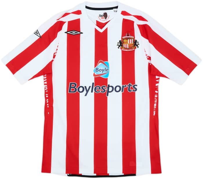 2007-08 Sunderland Home Shirt Yorke #19 - 8/10 - (M)