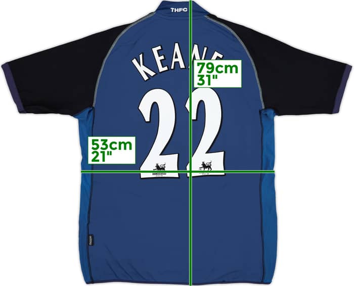 2002-03 Tottenham Away Shirt Keane #22 - 7/10 - (XL)