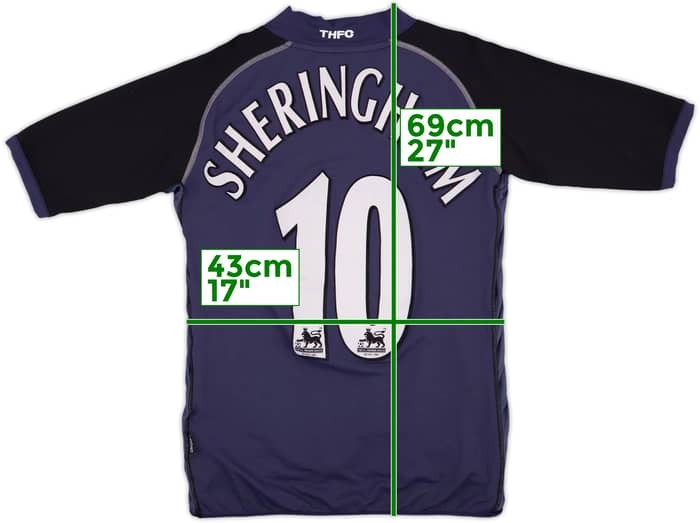 2002-03 Tottenham Away Shirt Sheringham #10 - 6/10 - (S)