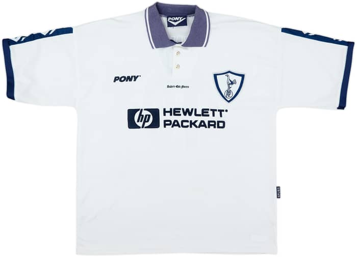1995-97 Tottenham Home Shirt Sheringham #10 - 6/10 - (XL)
