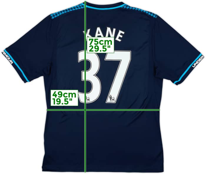 2013-14 Tottenham Third Shirt Kane #37 - 8/10 - (L)