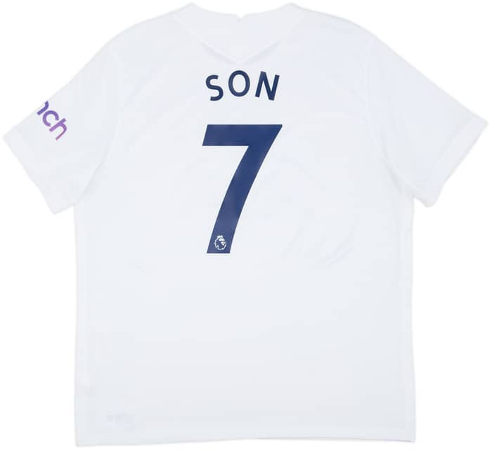 2021-22 Tottenham Home Shirt Son #7 - 8/10 - (XL)