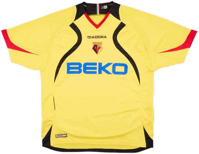 2007-08 Watford Home Shirt - 9/10 - (XL)