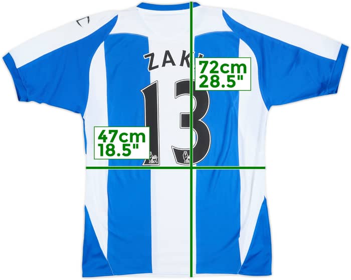 2008-09 Wigan Home Shirt Zaki #13 - 6/10 - (M)