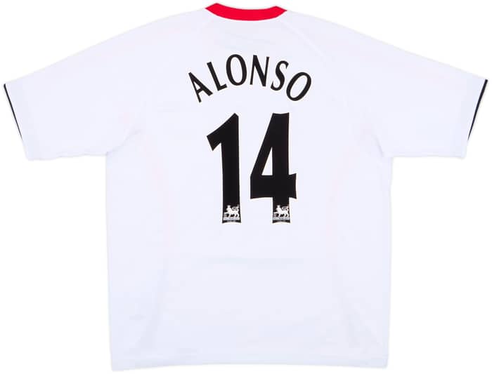 2005-06 Liverpool Away Shirt Alonso #14 - 8/10 - (XL)