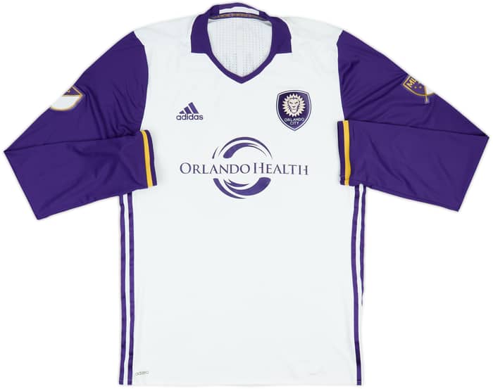 2016 Orlando City Player Issue Away L/S Shirt Kaka #10 - 7/10 - (L)