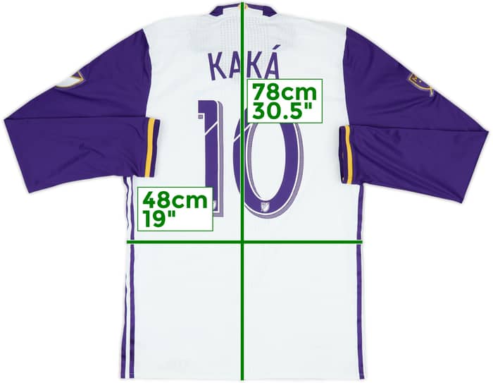 2016 Orlando City Player Issue Away L/S Shirt Kaka #10 - 7/10 - (L)