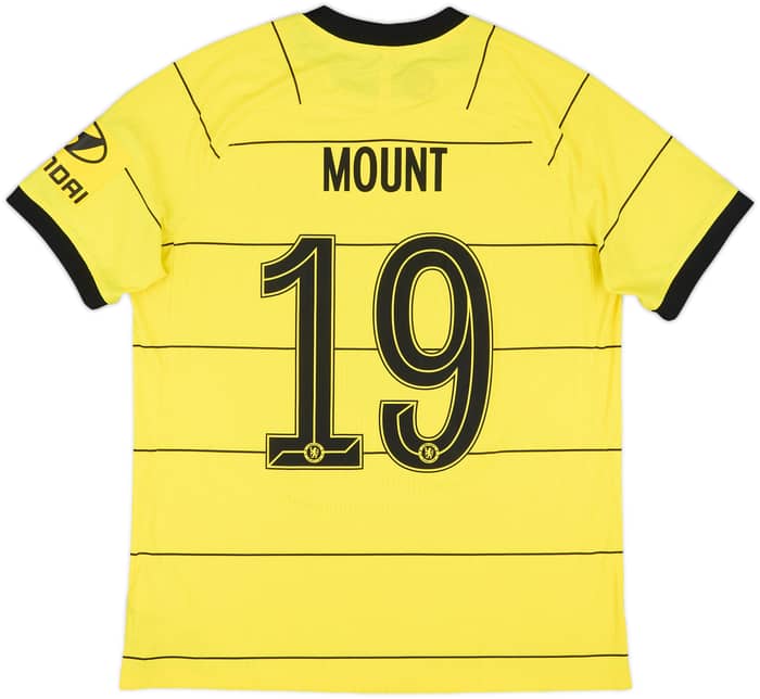 2021-22 Chelsea Authentic Away Shirt Mount #19 - 8/10 - (L)