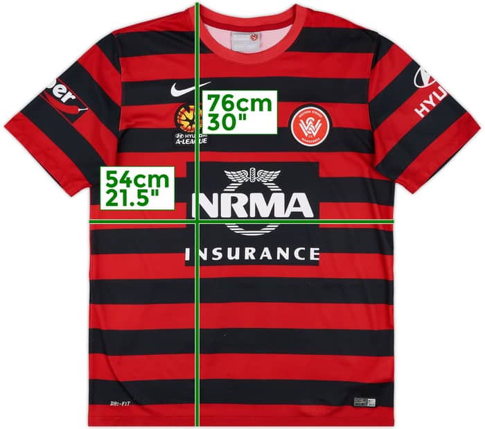 2014-15 Western Sydney Wanderers Home Shirt - 8/10 - (L)