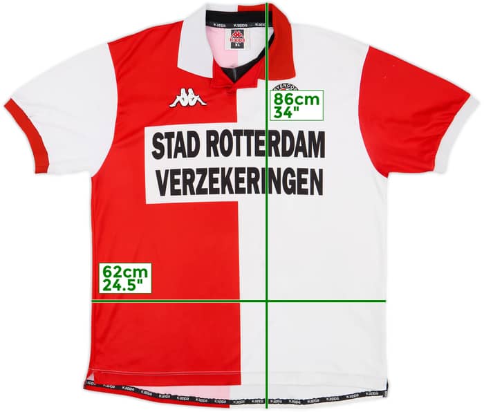2000-01 Feyenoord Home Shirt - 5/10 - (XL)