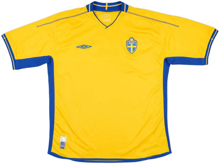 2003-04 Sweden Home Shirt #4 - 5/10 - (XL)