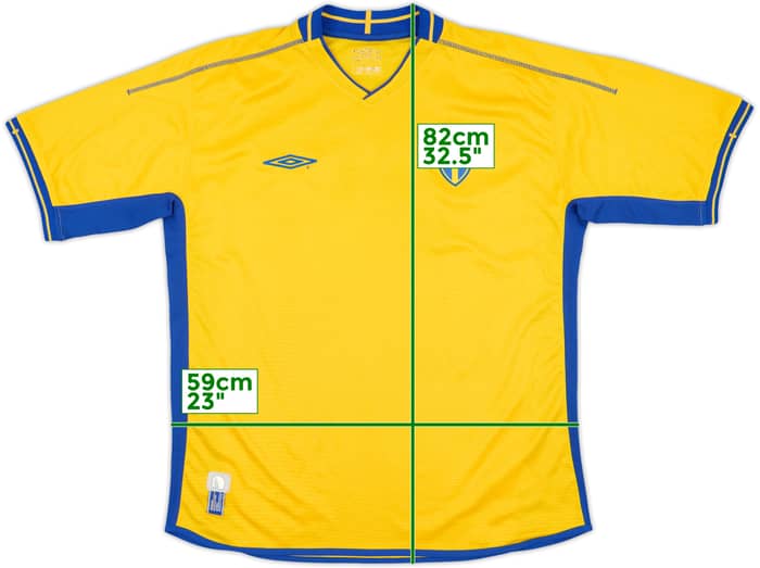 2003-04 Sweden Home Shirt #4 - 5/10 - (XL)