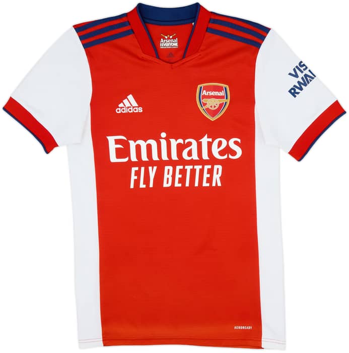 2021-22 Arsenal Home Shirt Odegaard #8 - 7/10 - (XS)