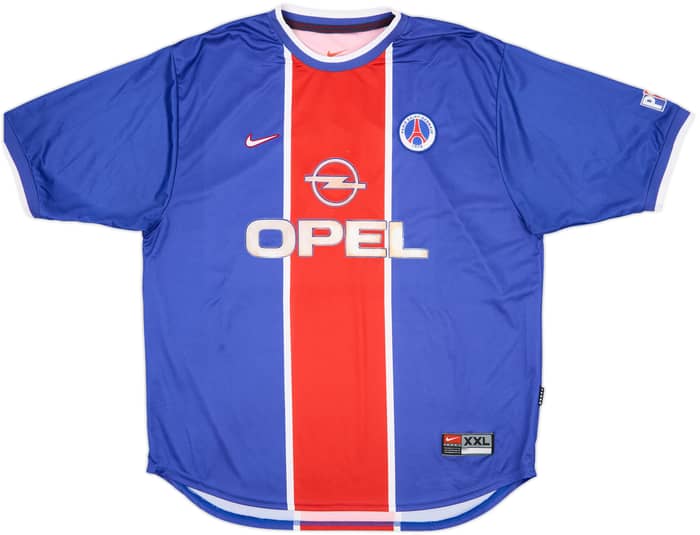 1999-00 Paris Saint-Germain Home Shirt Okocha #10 - 6/10 - (XXL)